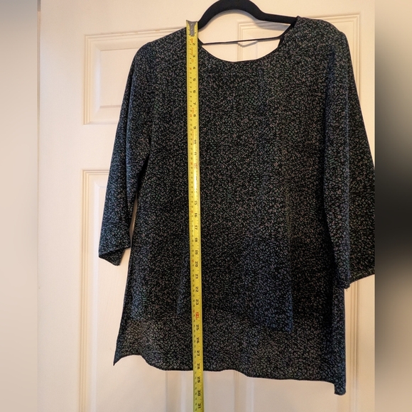 Wilfred 100% silk green printed tunic (size S) - Picture 7 of 7